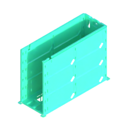 Render of MODULITH 240 Case - 1W-3H